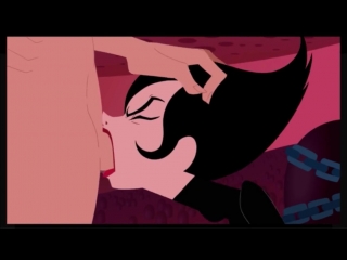 ASHI from Samurai Jack ZONE HENTAI PARODY Deepthroat blowjob loop