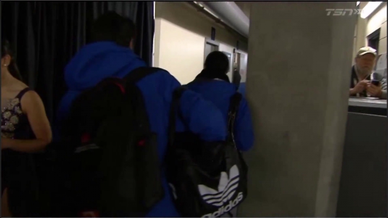 Tessa and Scott Nats BTS ( Entering for the