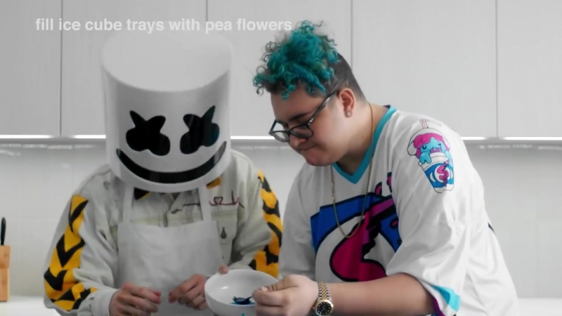 Cooking with Marshmello How to Make Lemonade Slushies (