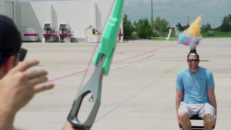 Стрельба из Nerf луков Dude