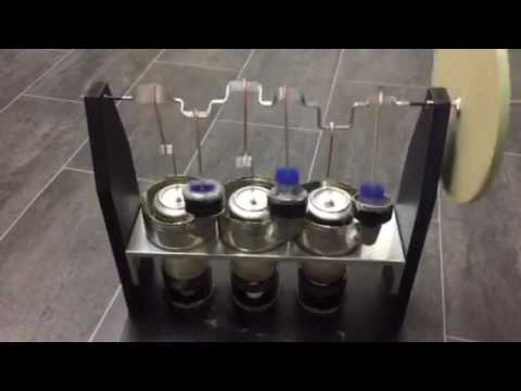 Homemade 3 cylinder beer can Stirling engine