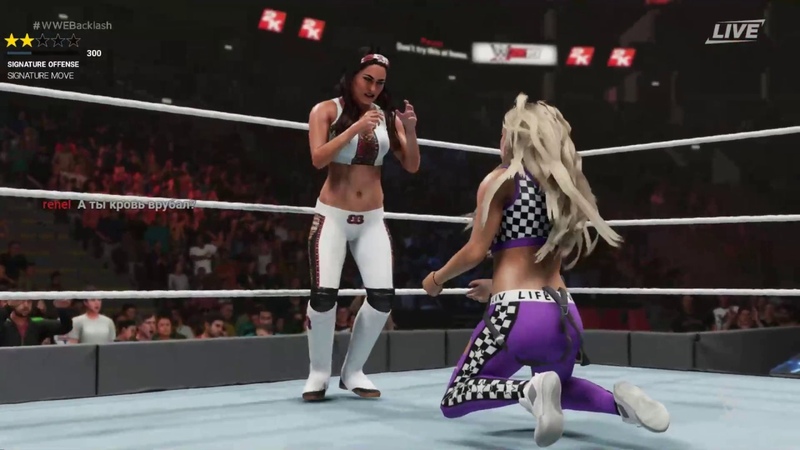 Brie Bella vs Liv Morgan русская версия (botch mod section) WWE 2
