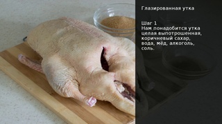 Глазированная утка . Рецепт от шеф повара Максима Григорьева