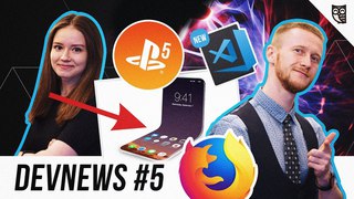 Складной iPhone, Playstation 5, Mozilla, Visual Studio Code, DotNext 2018