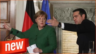 Angela Merkel zu Besuch bei Alexis Tsipras in Griechenland