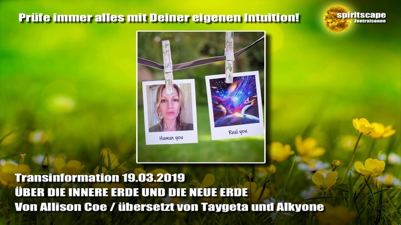 Ü BER DIE INNERE ERDE UND DIE NEUE ERDE EINE AUFSCHLUSSREICHE QHHT SITZUNG