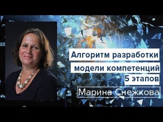 Алгоритм разработки модели компетенций. 5 этапов
