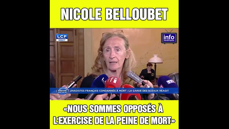 Nicole Belloubet: Nous sommes opposés à lexercice de la peine