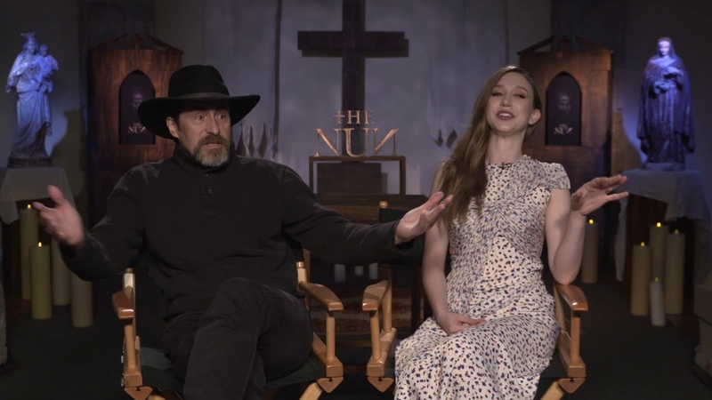 The Nun Interview: Taissa Farmiga and Demia n