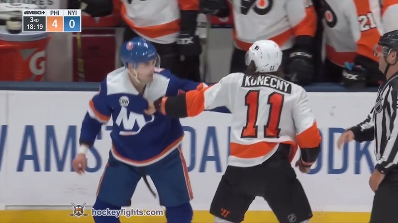 Travis Konecny vs Jordan Eberle Mar 3,