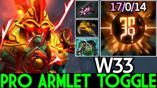 W33 Huskar How to Pro Armlet Toggle Unkillable Game  Dota 2