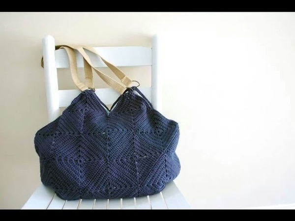How to Crochet a purse: Part 1 How to crochet a solid granny