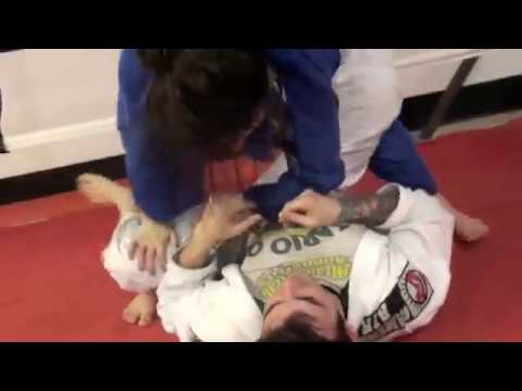 Jiu Jitsu Triangle Choke Proposal couple gets engaged while