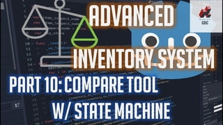 Godot Tutorial Inventory Compare Tool w/ State Machine [3.1] | Godot Inventory System Part 10