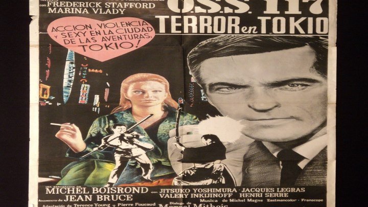 OSS 117 TERROR EN TOKYO (1966) de Mivhel Nolsrond co Frederick Staffod, Marina Vlady by Refasi Título