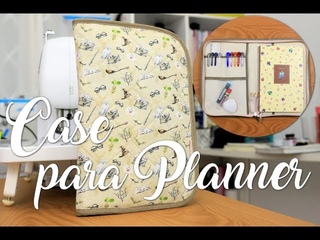 Passo a Passo - Case para Planner/Agenda (com zíper)
