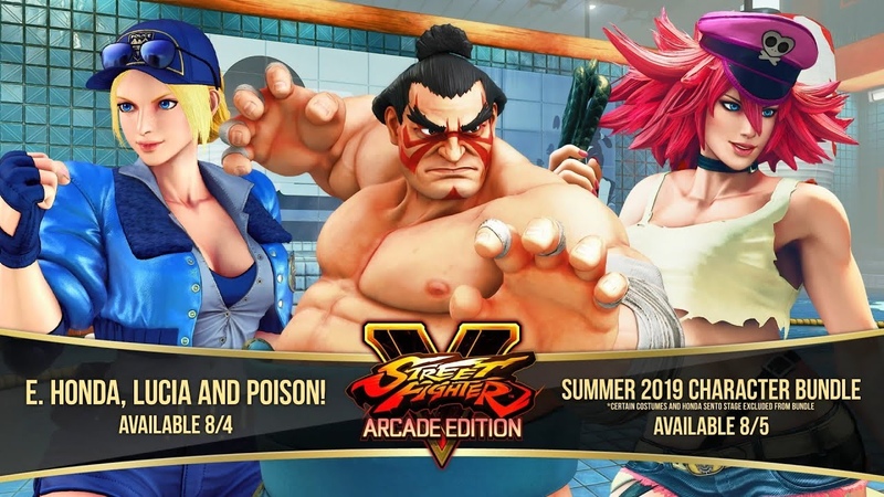 Street Fighter V: Arcade Edition E. Honda, Lucia, Poison Gameplay