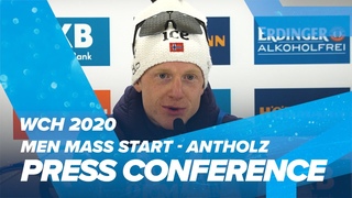 Antholz 2020: Men Mass Start Press Conference