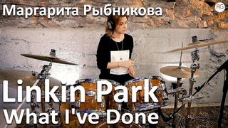 Топовая школа барабанов в Красноярске  Маргарита Рыбникова - Linkin Park - What I've Done