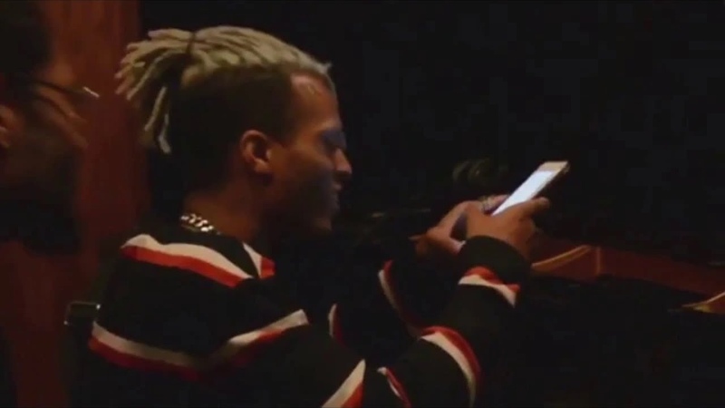 XXXTentaction recording Changes with PNB Rock in Studio For