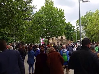 Demo gegen Corona Diktatur, Hannover 16.5., Dr. Jens Bengen