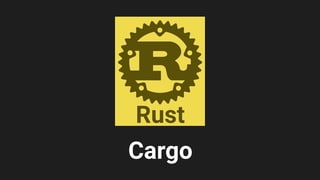 3. Менеджер пакетов Cargo - Rust язык программирования 🐻