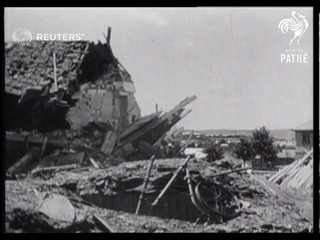 Weeks of daily air raids concentrated on England’s coast cause great damage (1940)