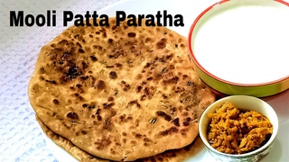Mooli ke Patton ka Paratha | Stuffed Radish Leaves Paratha Recipe | Punjabi Style