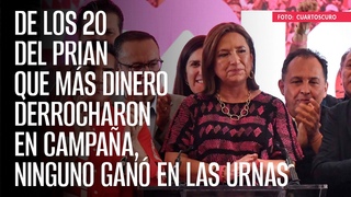 De los 20 del PRIAN que ms dinero derrocharon en campaa, ninguno gan en las urnas