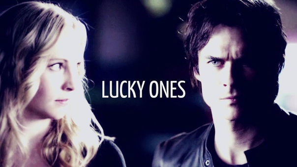 Damon and Caroline, lucky ones