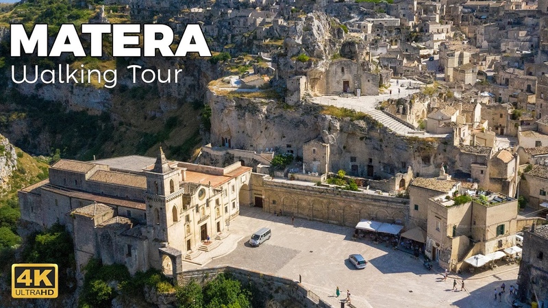 Matera, Italy Walking Tour 4 K,