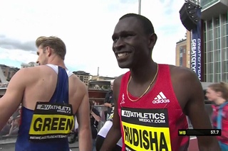 David Rudisha wins 500m - Great North City Games Newcastle 2016 FULL HD