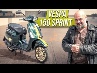 Vespa 150 Sprint - Харлей среди скутеров #МОТОЗОНА №130