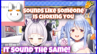 Pekora tried to copy Shion shouting NEEEEE
