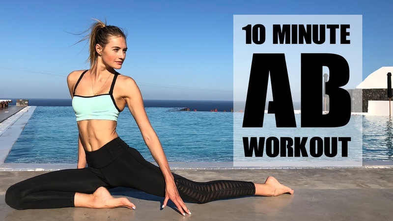 10 Minute Ab Workout, Model Workouts Abdominals, Sanne