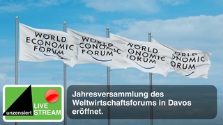 Jahresversammlung des Weltwirtschaftsforums in Davos erffnet