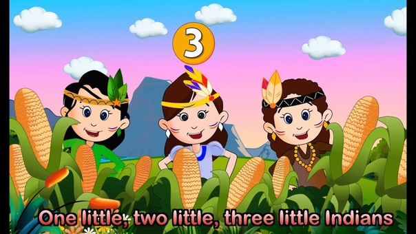 Ten Little Indians with lyrics Nursery Rhymes by EFlash