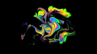 (645) Bird of Paradise ~ Painting ONLY WITH MARBLES ~ Fluid art ~ Acrylic pouring ~ Fluorescent