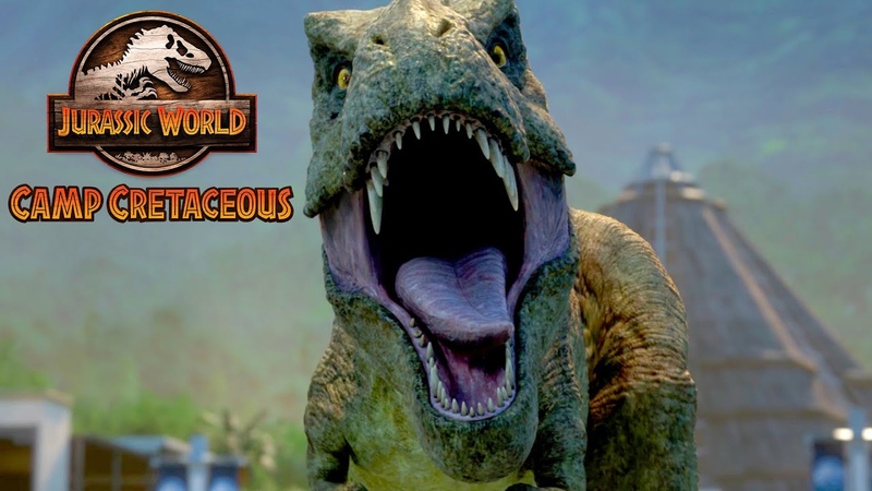 Sneaking Into the T Rex Nest, JURASSIC WORLD CAMP CRETACEOUS,