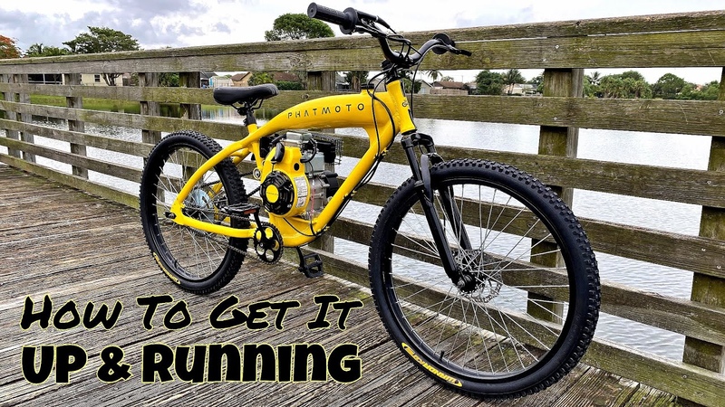 Phatmoto Rover 2020 Motorized Bicycle 79cc 4 Stroke Unboxing Installation