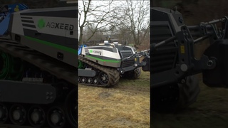 Przejazd na pole drog wewntrzn cignika autonomicznego AgXeed  #agrihandler