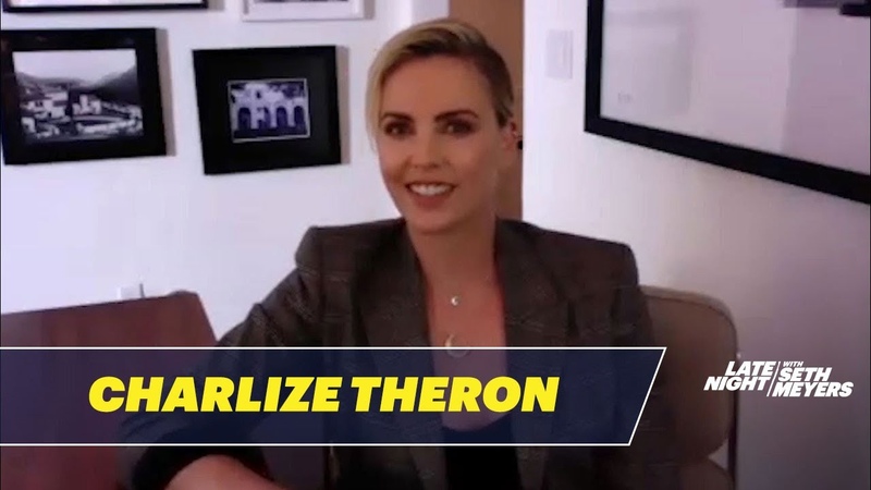 Charlize Theron and Seth Exchange Stories About Drinking with