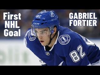 Gabriel Fortier #82 (Tampa Bay Lightning) first NHL goal 21/12/2021