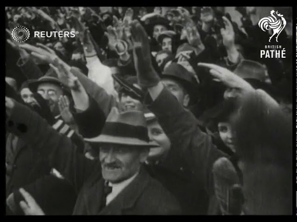 Austria abolished as German troops cross the frontier