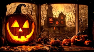 Halloween Spooky Ambience - Abandoned Haunted Witch House 🎃 Autumn, Spooky & Scary Halloween Music