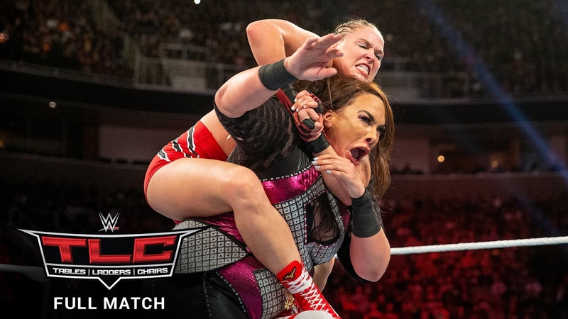 FULL MATCH Ronda Rousey vs. Nia Jax Raw Women s Championship Match: WWE TLC