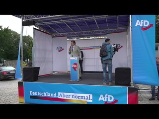 Maximilian Krah MdEP AfD spricht Klartext in Freiberg: Wer euch hasst, darf euch nicht regieren!