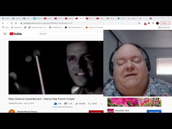 Intro, Reaction, Peter Cetera Crystal Bernard I Wanna Take Forever