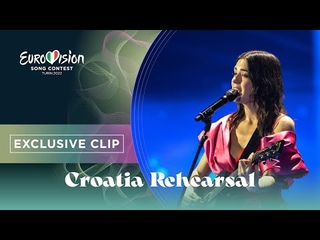 Mia Dimšić - Guilty Pleasure - Exclusive Rehearsal Clip - Croatia 🇭🇷 - Eurovision 2022