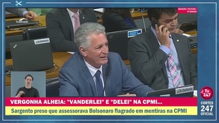 Sargento preso que assessorava Bolsonaro  flagrado em mentiras na CPMI!